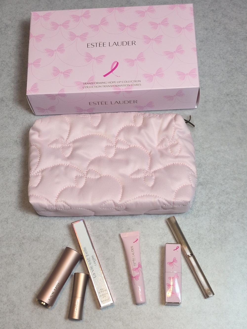 Estée Lauder Transforming Hope Lip Set AND 3 Lancôme products